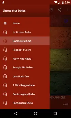 Reggae Music Radio Full Free android App screenshot 0