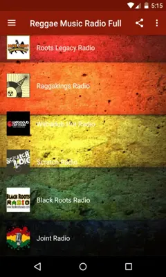 Reggae Music Radio Full Free android App screenshot 2